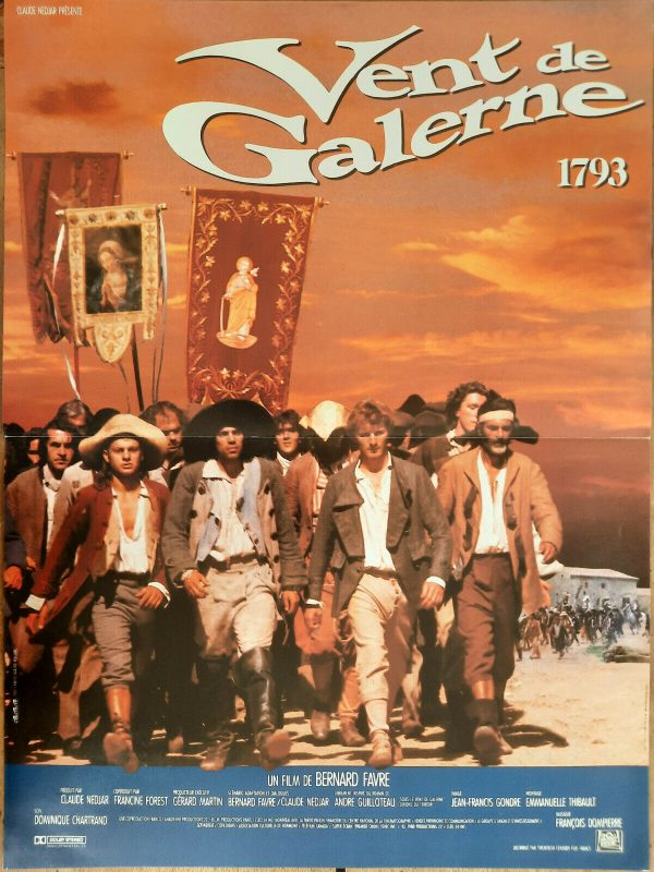 Affiche VENT DE GALERNE 1793 Bernard FAVRE 40x60cm Ventes exceptionnelles en ligne