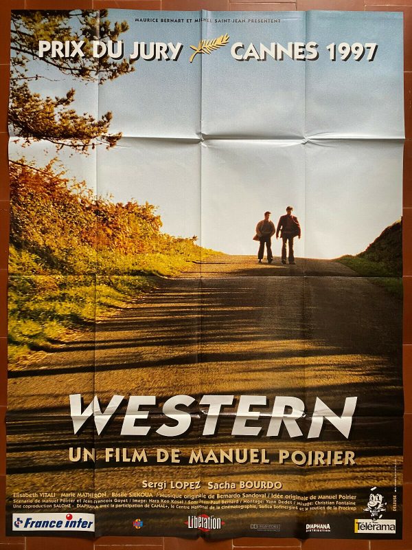 Affiche WESTERN Manuel POIRIER Sergi LOPEZ  Sacha BOURDO 120x160cm Ventes exceptionnelles