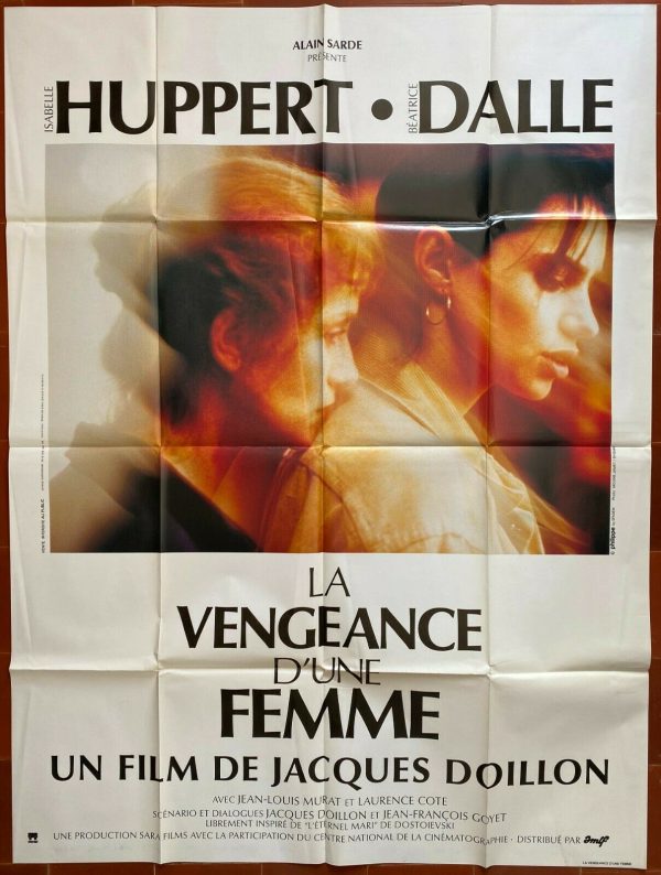 Affiche LA VENGEANCE D UNE FEMME Isabelle Huppert BEATRICE DALLE 120x160cm En ligne maintenant