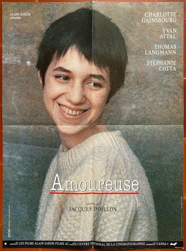 Affiche AMOUREUSE Jacques Doillon CHARLOTTE GAINSBOURG Yvan Attal 60x80cm À prix réduit