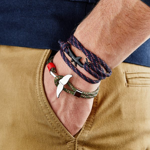 Bracelet Kléber marine À prix réduit – Image 2