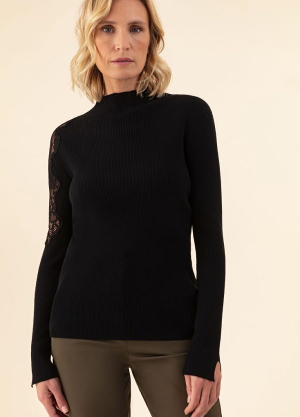 Pull Doti - Noir Ventes exceptionnelles en ligne – Image 2