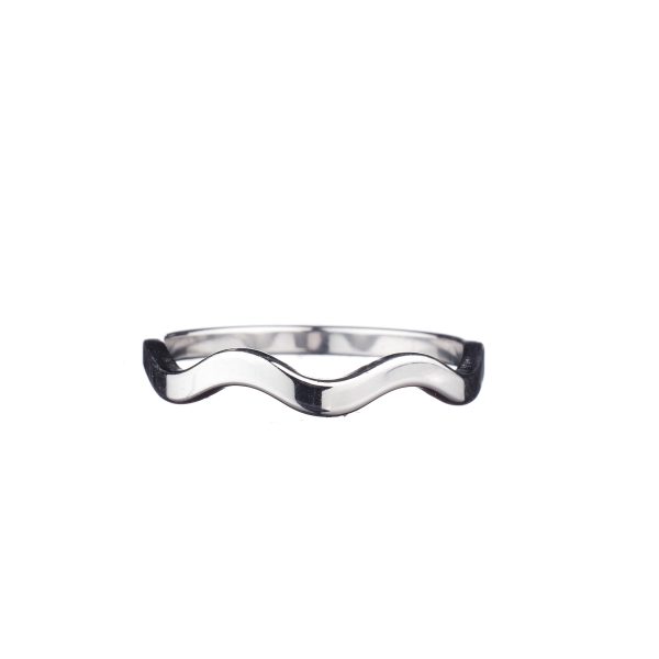 Bague Chaligny argentée - taille S En solde – Image 2