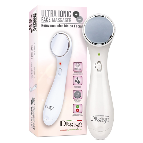 Appareil Anti-Rides Pour Le Visage Ultra Ionic Face Massager - Blanc - 8500 Rpm À bas prix