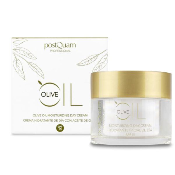 Crème De Jour Spf 15 Olive Oil Postquam - Tous Types De Peaux - 50 Ml Ventes exceptionnelles