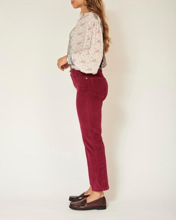 Pantalon The Linda Soft Corduroy - Anemone - 24W En ligne maintenant – Image 4