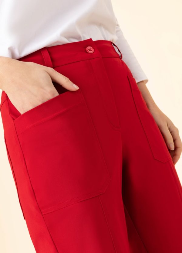 Pantalon Maxime - Rouge À prix réduit – Image 5