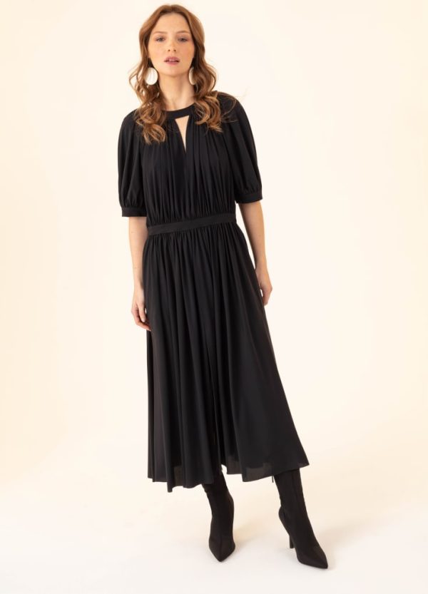 Robe Cyril - Noir Ventes exceptionnelles en ligne – Image 2
