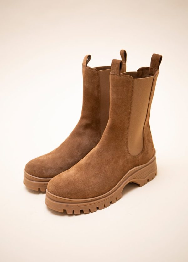 Boots Prunille Croute Cognac Ventes exceptionnelles – Image 4
