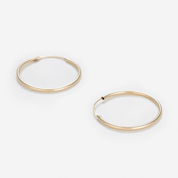 Boucles d oreilles  Sublimes créoles   Or Jaune En ligne maintenant – Image 2
