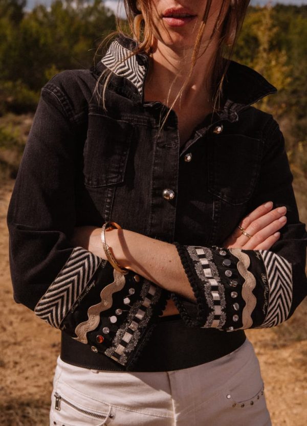 Blouson Cameron - Jean Gris À prix réduit