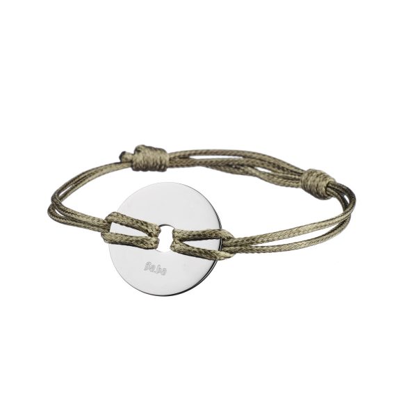 Bracelet Les Halles kaki En solde