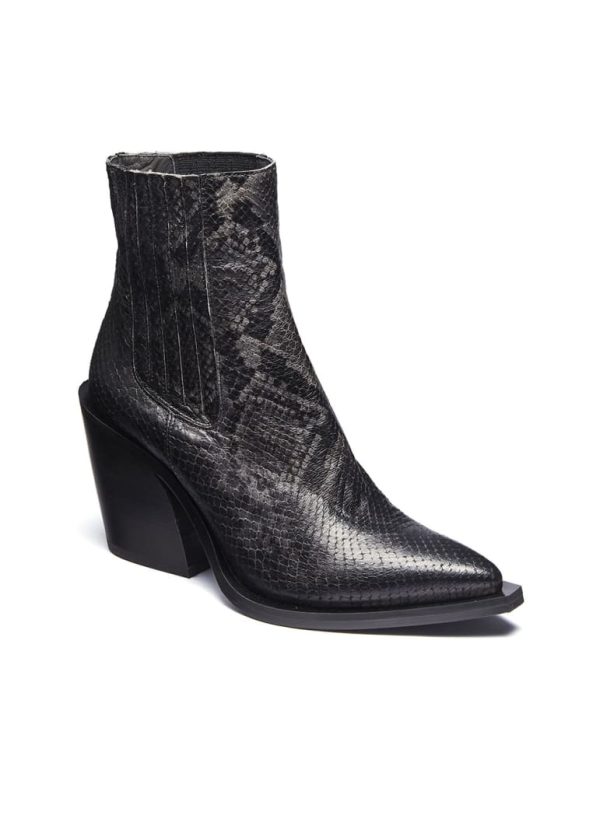Boots Texan Python Anthracite Fourniture