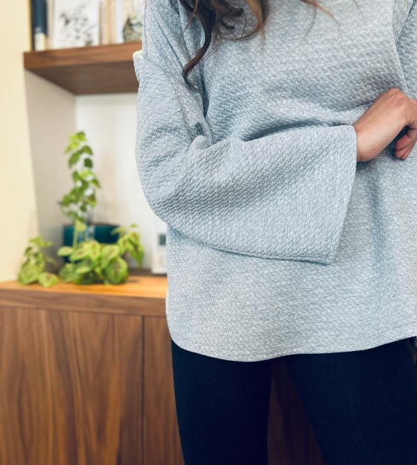 Sweat Sasha - Gris Ventes exceptionnelles – Image 4